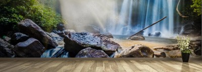 Fototapeta Wodospad w tropikach