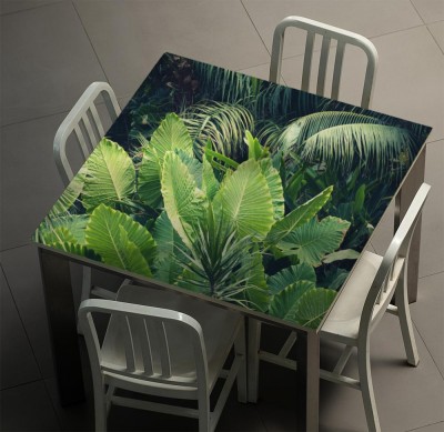 Naklejka na biurko palmy, dżungla - tło roślin tropikalnych