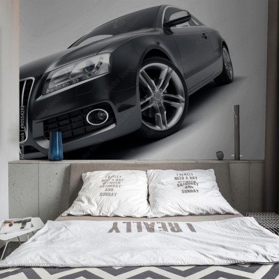 Fototapeta Nowoczesny czarny samochód