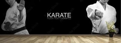 Fototapeta Panoramiczny motyw karate