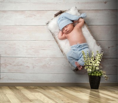 Fototapeta Śpiący noworodek