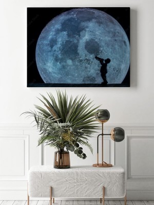 Obraz na płótnie z wesołym wzorem dla nastolatka