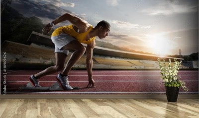 Fototapeta Sprinter na starcie
