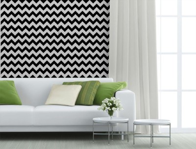 Tapeta ścienna z geometrycznym wzorem zygzaka