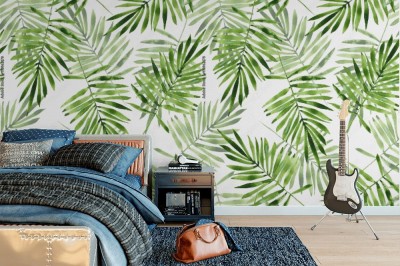 Tapeta w liście palmowe