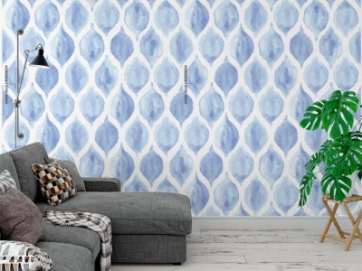 Fototapeta z abstrakcyjnym wzorem "Rybie Łuski"