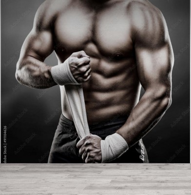 Fototapeta Umięśniony korpus