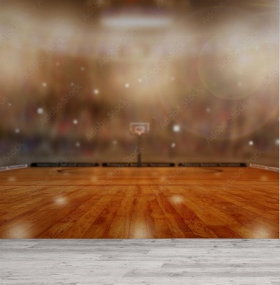 Fototapeta Arena koszykówki ze specjalnym oświetleniem