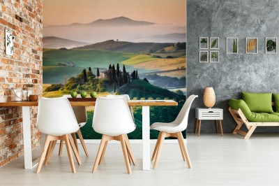 Fototapeta Przepiękny krajobraz Toskanii