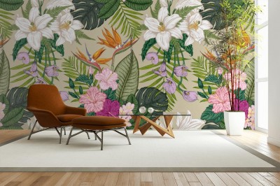 Tapeta do tradycyjnego wnętrza