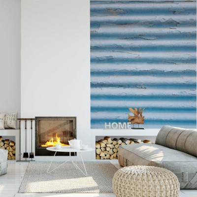 Fototapeta Modernistyczne tło do salonu w stylu Wabi Sabi