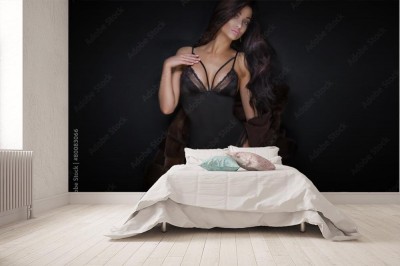 Fototapeta Piękna kobieta w seksownej bieliźnie
