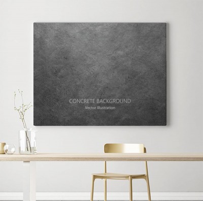 Obraz na płótnie z ciemno szarym betonem na ścianę