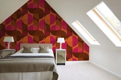 Fototapeta  z abstrakcyjnym motywem retro