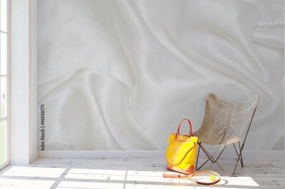 Fototapeta Białe tło satyny