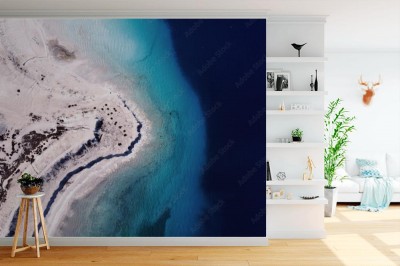 Fototapeta Malowniczy Widok Na Morze Z Nieba