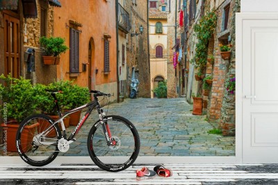 Fototapeta Piękna aleja w Toskanii