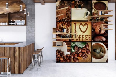 Fototapeta Kolaż dla miłośników kawy