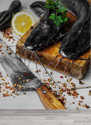 Fototapeta Surowe ryby Sum-y