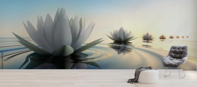 Fototapeta Lotus im See