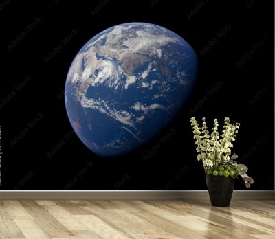 Fototapeta Ziemia na czarnym tle