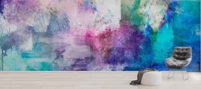 Fototapeta Malarstwo artystyczne z abstrakcją kolorystyczną