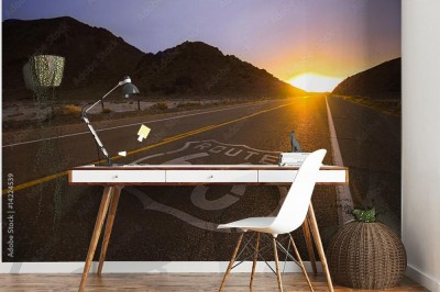 Fototapeta Szlak historyczny drogi 3D -Route 66