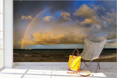 Fototapeta Tęcza na plaży