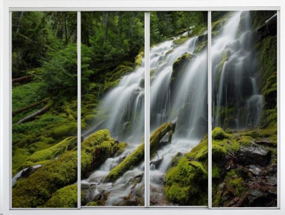 Naklejka na szafę Wodospad w Oregonie