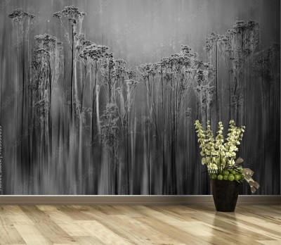 Fototapeta Niewyraźne czarno-białe tło