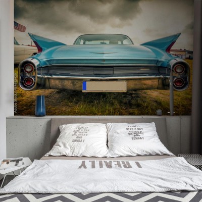 Fototapeta Stary amerykański samochód w stylu vintage