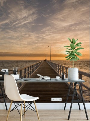 Fototapeta Świt w molo 3D w Point Lonsdale