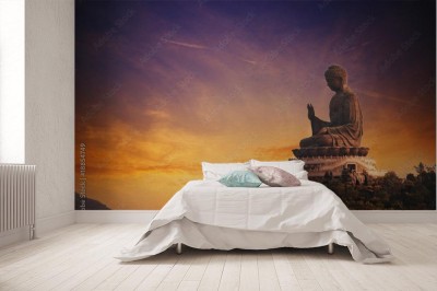 Fototapeta Tian Tan Buddha (Hongkong, Wyspa Lantau)