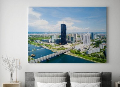 Obrazy do salonu Antena na Dunaju, Wiedeń