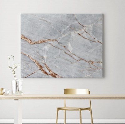 Obraz na płótnie w stylu minimalistycznym - Szary marmur