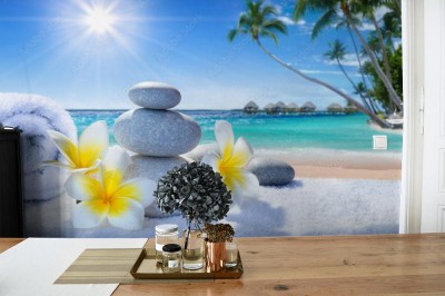 Fototapeta Leczenie uzdrowiskowe na tropikalnej plaży