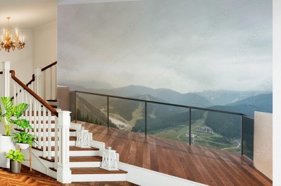 Fototapeta Widok z balkonu na góry