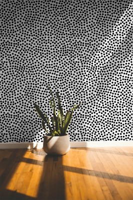 Fototapeta z nieregularnie rozłożonymi kropkami