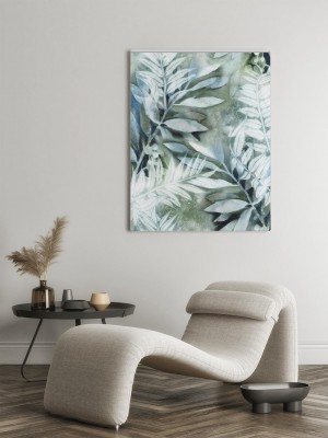Obrazy do salonu do salonu z modnym motywem roślinnym 