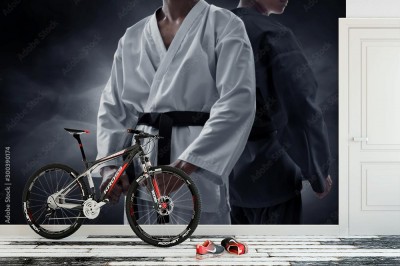 Fototapeta Zawodnicy karate