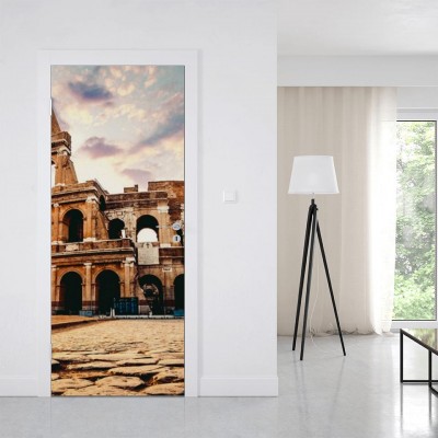 Naklejka na szafę Fototapeta Koloseum - Antyczny obiekt architektoniczny w Rzymie-254215309