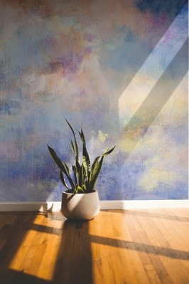 Fototapeta Malowane niebo na płótnie