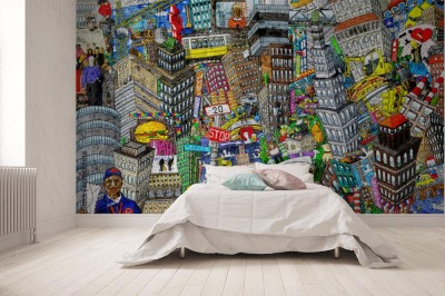 Fototapeta Miasto w sztuce Graffiti