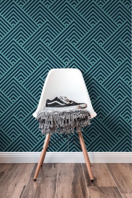 Tapeta Geometryczny Wzór z Prostymi Liniami