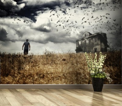 Fototapeta Spacerek w upiornej scenerii