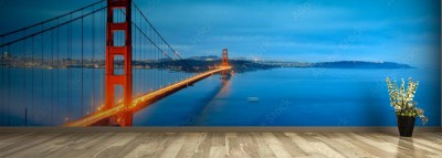 Fototapeta Klasyczne ujęcie Golden Gate Bridge w San Francisco