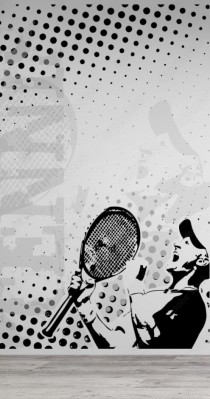 Fototapeta Tenis w czarno-białym ujęciu