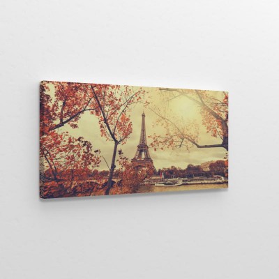 Obraz na płótnie Jesienny pejzaż Paryża