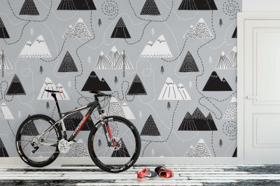 Fototapeta skandynawska do wnętrza urządzonego w stylu minimalistycznym