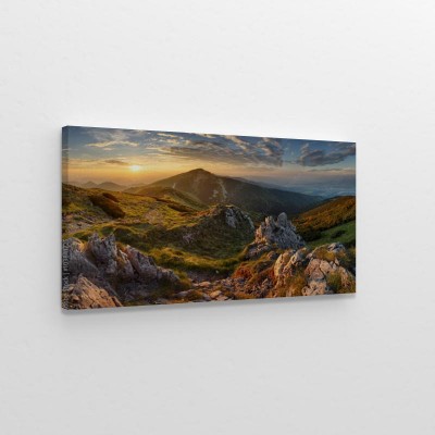 Obraz na płótnie Słowacja - góra od szczytu Chleb